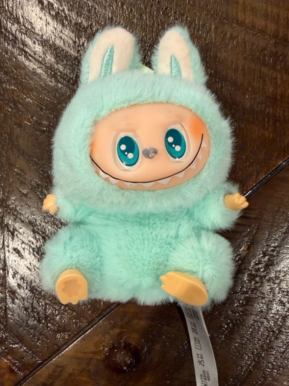 Mint Plush Bunny Monster - Cute Blue Stuffed Toy